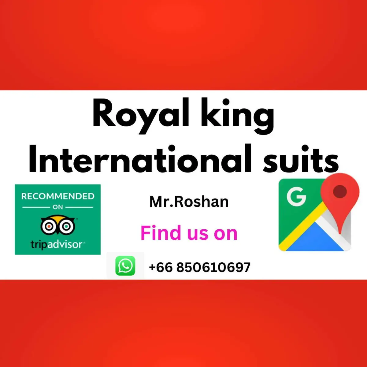 Royal King International Suits